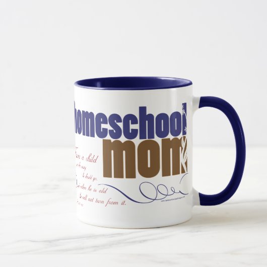 Tasse chrétienne de homeschool - maman de (Droite)