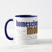 Tasse chrétienne de homeschool - maman de (Gauche)