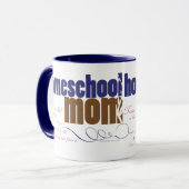 Tasse chrétienne de homeschool - maman de (Devant gauche)
