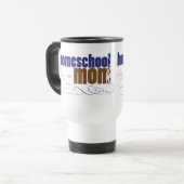 Tasse chrétienne de voyage de homeschool - maman (Devant gauche)
