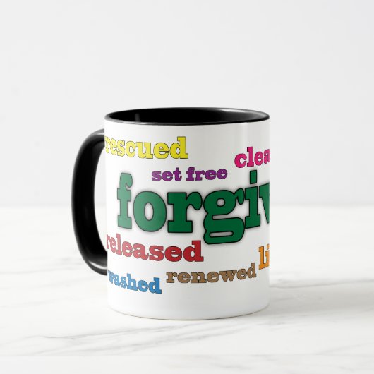 Tasse chrétienne indulgente (Devant gauche)