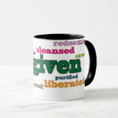 Tasse chrétienne indulgente (Devant droit)