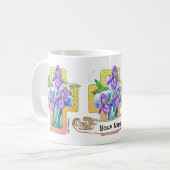 Tasse chrétienne Iris Cross (Devant gauche)