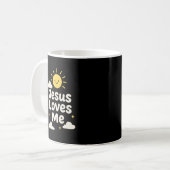 Tasse chrétienne Jésus M'aime (Devant gauche)