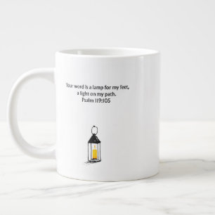 Tasse chrétienne Psaume 119:105   Cadeau de foi