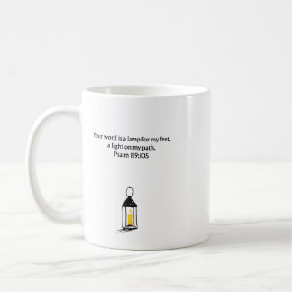 Tasse chrétienne Psaume 119:105 | Café Inspirant