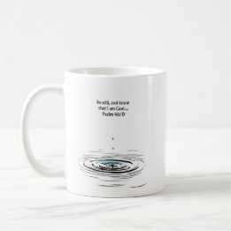 Tasse chrétienne Psaume 46:10 | Cadeau inspirant