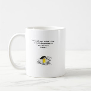 Tasse chrétienne Verset de la Bible Nahum 1:7