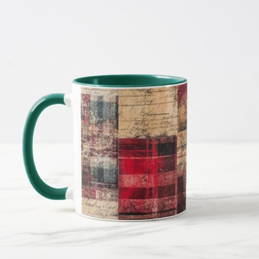 Tasse Christmas Collage Junk Journal Var19 (Gauche)