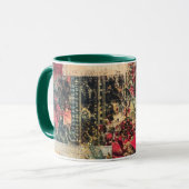 Tasse Christmas Collage Junk Journal Var23 (Devant gauche)