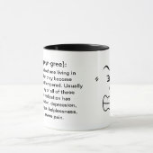 Tasse chronique de douleur de Paingry - visage de (Centre)