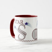 tasse cinq étoiles de Son© (Devant gauche)