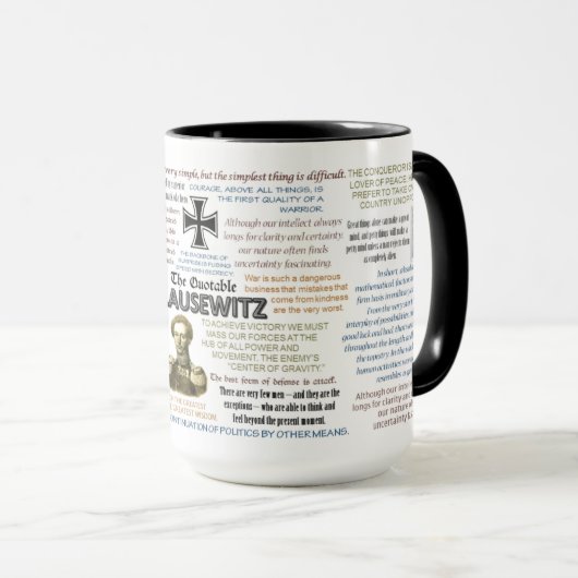 Tasse citable de Clausewitz (Devant droit)