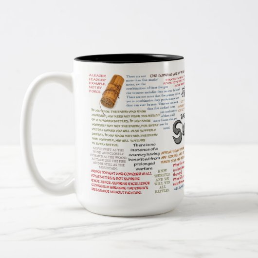 Tasse citable de Sun Tzu (Gauche)