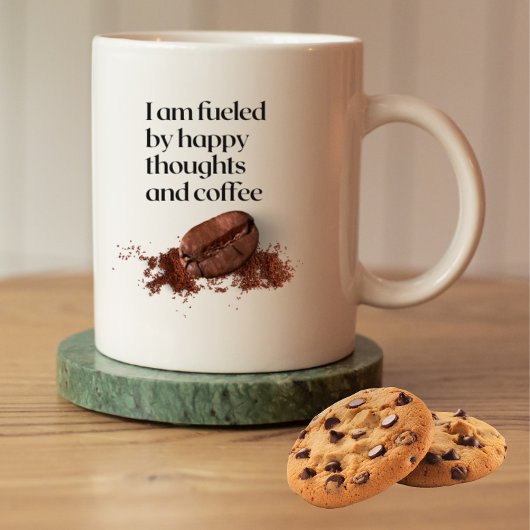 Tasse Citation Café Pensées Heureuses