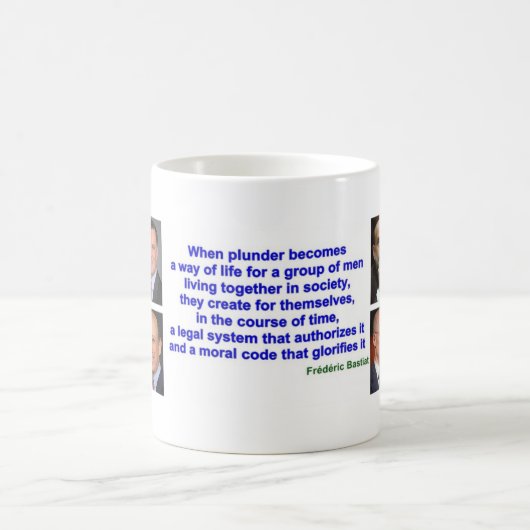 Tasse - citation de Frederic Bastiat au sujet de (Centre)