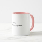 Tasse citation drôle d'enseignant (Devant droit)