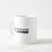 Tasse Citation Moderne Facilement Distrait Par Les (Devant gauche)