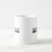 Tasse Citation Moderne Facilement Distrait Par Les (Centre)