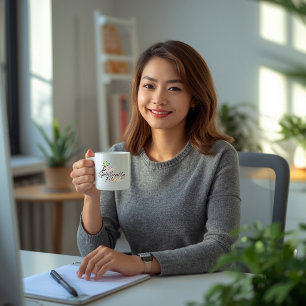 Tasse « Citation positive : « Buvez et soyez rempl