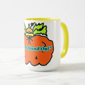 Tasse Citrouille Épouvantable (Devant droit)