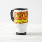 Tasse Citrouille Halloween Jack-O-Lantern & Araign (Devant gauche)