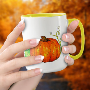 Tasse citrouille par Nicole Janes