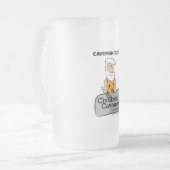 Tasse civilisée de cuisine d'homme des cavernes (Devant gauche)