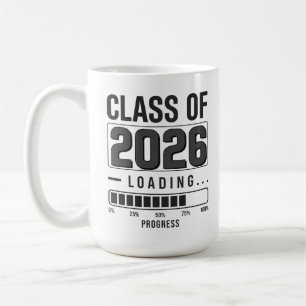 Tasse Classe de 2026 en chargement Mug de café d