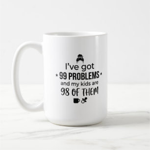 Tasse Classique 15 oz Café Drôle Vie de Maman