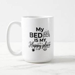 Tasse Classique 15 oz Citation Matinale Bonheur
