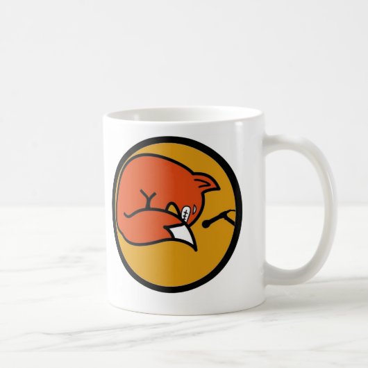 Tasse classique 2 de logo de Fox Trax de Ronin (Droite)