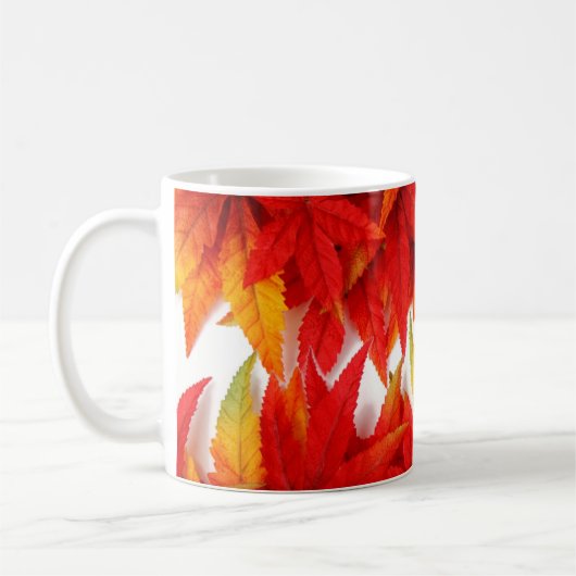 Tasse classique à café Feuilles d'automne (Gauche)