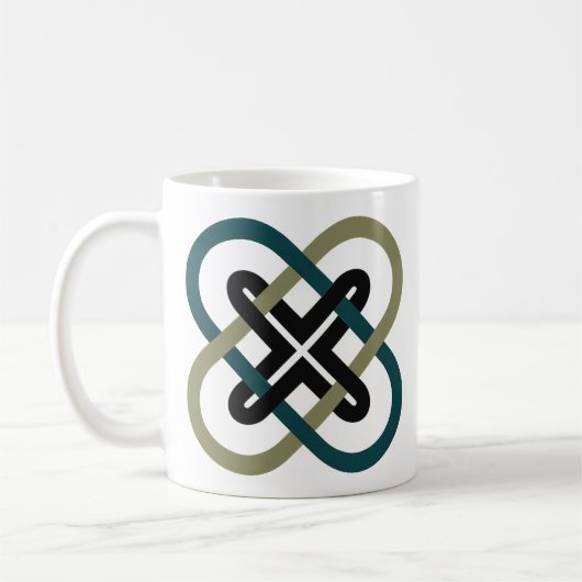 Tasse classique à X entrelacés (Gauche)
