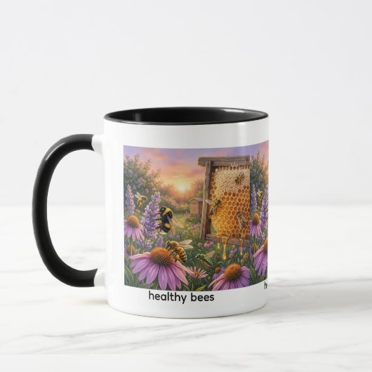 Tasse classique Abeilles saines (Gauche)