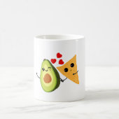 Tasse classique Amour d'avocat et de chips de tort (Centre)