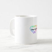 Tasse Classique Amour Libre, 11 oz (Devant gauche)