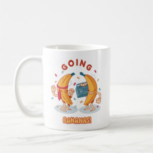 Tasse Classique Amusante Fou de Bananes