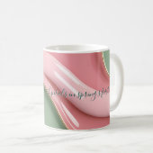 Tasse classique au graphique abstrait élégant (Devant droit)