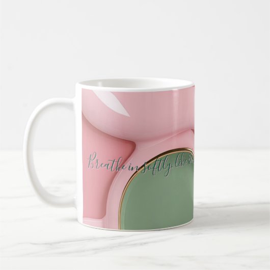 Tasse classique au graphique abstrait élégant (Gauche)