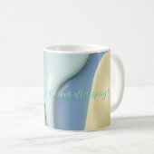 Tasse classique au graphique abstrait élégant (Devant droit)