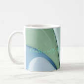 Tasse classique au graphique abstrait élégant (Gauche)