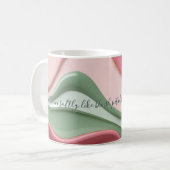Tasse classique au graphique abstrait élégant (Devant gauche)