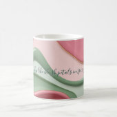 Tasse classique au graphique abstrait élégant (Centre)