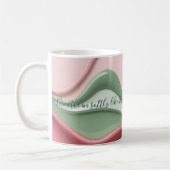 Tasse classique au graphique abstrait élégant (Gauche)