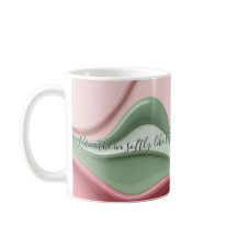 Tasse classique au graphique abstrait élégant