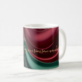 Tasse classique au graphique abstrait élégant (Devant droit)