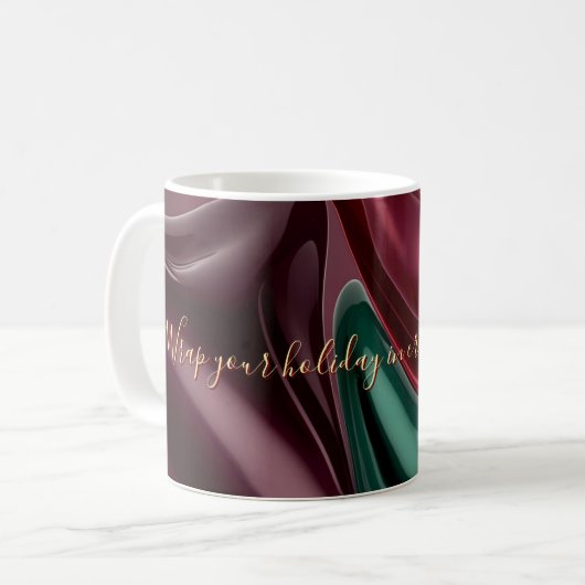 Tasse classique au graphique abstrait élégant (Devant gauche)