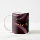 Tasse classique au graphique abstrait élégant (Gauche)