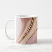 Tasse classique au graphisme abstrait élégant (Gauche)
